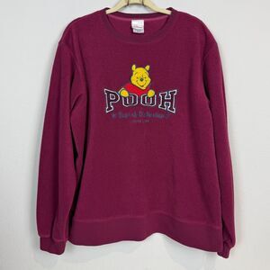 Vintage Disney Store Pooh Embroidered Bear of Distinction Sweatshirt L